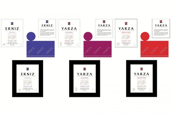 Etiquetas vino Yarza